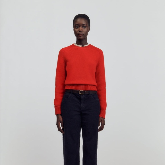 &daughter rosh red wool crewneck in large - Picture 2 of 5